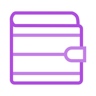 m-cüzdan web simge vektör çizim 