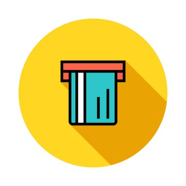 atm simge vektör illüstrasyonu 