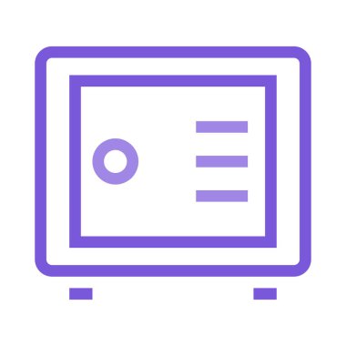 güvenli simge vektör illüstrasyonu 