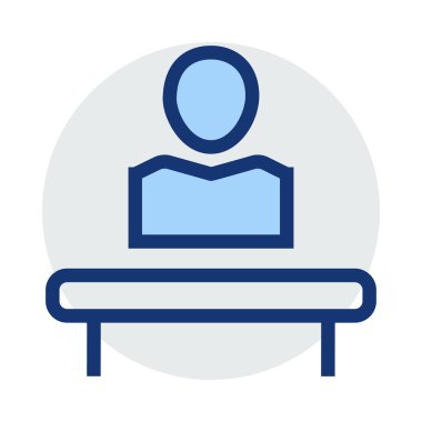 man simgesi vektör illüstrasyonu 