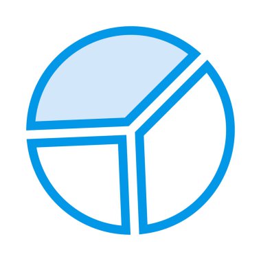 Diyagram simgesi vektör illüstrasyonu  