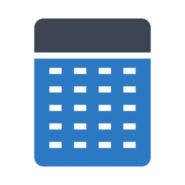 hesap makinesi simgesi vektör illüstrasyonu 