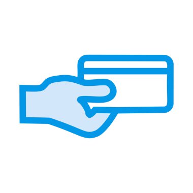 elinde vektör çizim kartı 