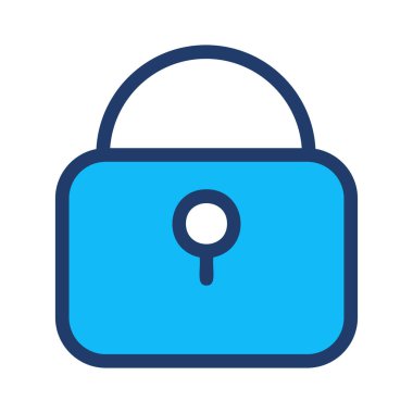 ikon vektör illüstrasyonunu kilitle 