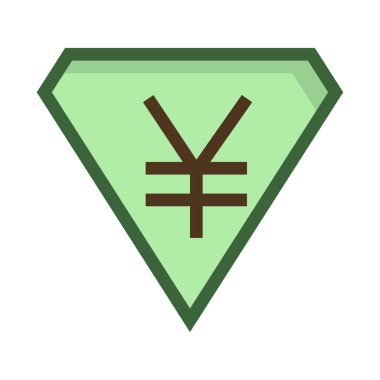 para simgesi vektör illüstrasyonu 