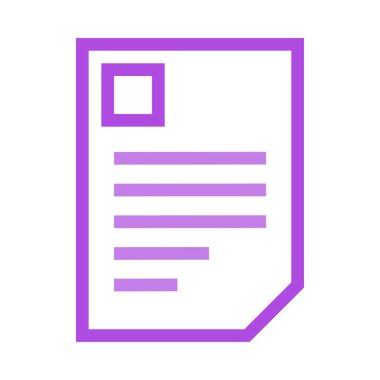 belge simgesi vektör illüstrasyonu 