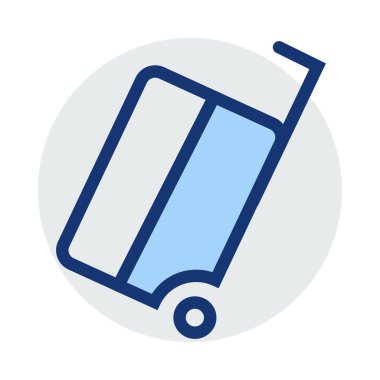 Bagaj simge vektör çizim 