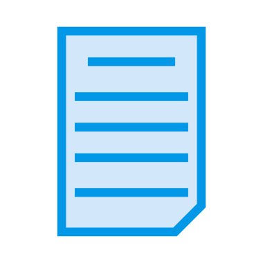 belge simgesi vektör illüstrasyonu 