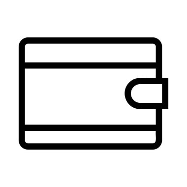 cüzdan ikonu vektör illüstrasyonu 