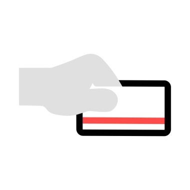 kart simge vektör çizim 