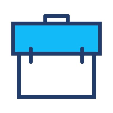 çanta simgesi vektör illüstrasyonu 