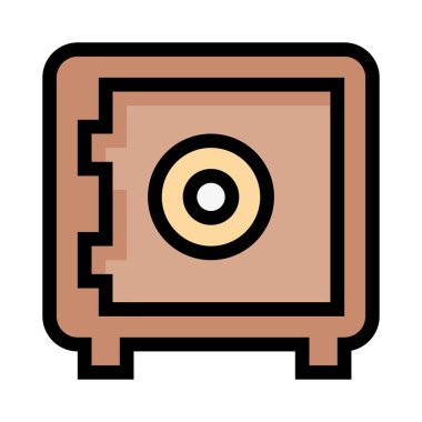 güvenli simge vektör illüstrasyonu 