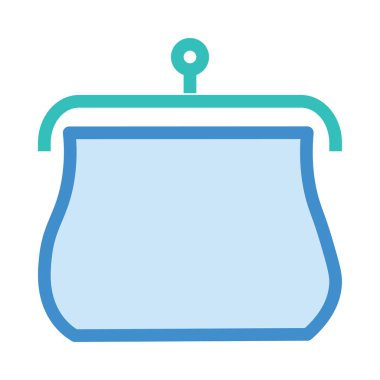 çanta simge vektör çizim 