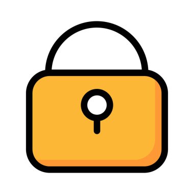 ikon vektör illüstrasyonunu kilitle 