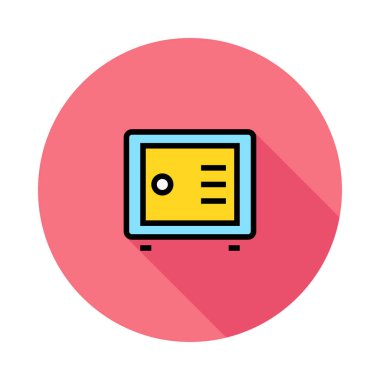 güvenli simge vektör illüstrasyonu 