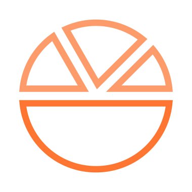 Diyagram simgesi vektör illüstrasyonu 