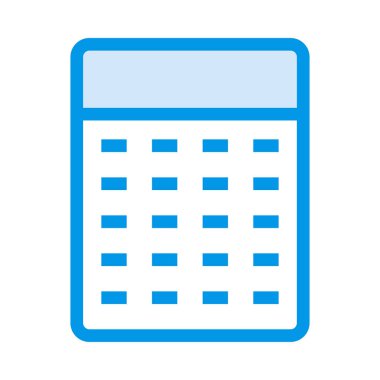 hesap makinesi simgesi vektör illüstrasyonu 