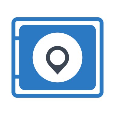 güvenli simge vektör illüstrasyonu 