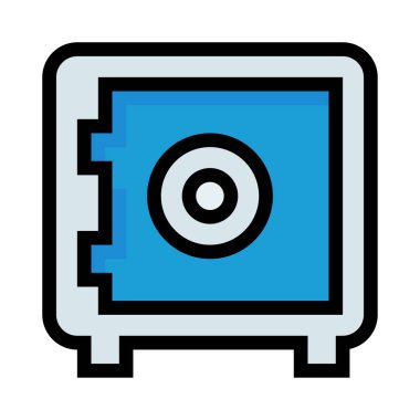 güvenli simge vektör illüstrasyonu 