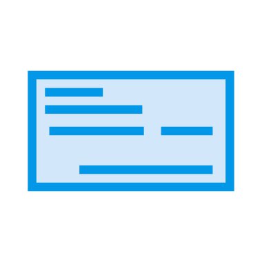 iş kartı simgesi vektör illüstrasyonu 