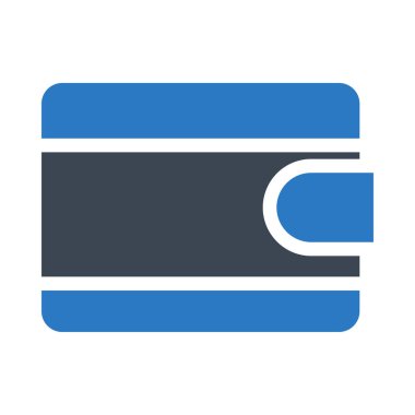 cüzdan ikonu vektör illüstrasyonu 