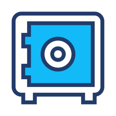 güvenli simge vektör illüstrasyonu 