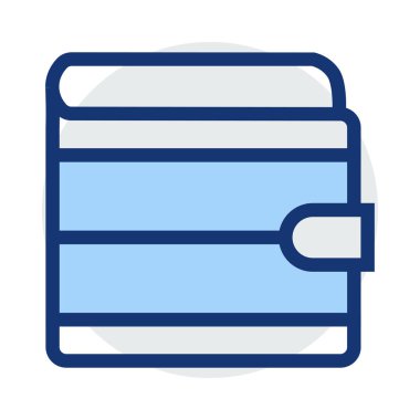 m-cüzdan web simge vektör çizim 