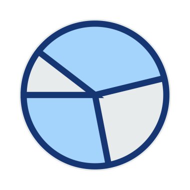 Diyagram simgesi vektör illüstrasyonu 