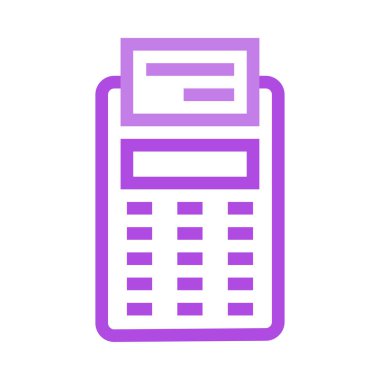 Terminal Bankası simgesi, vektör illüstrasyonu 