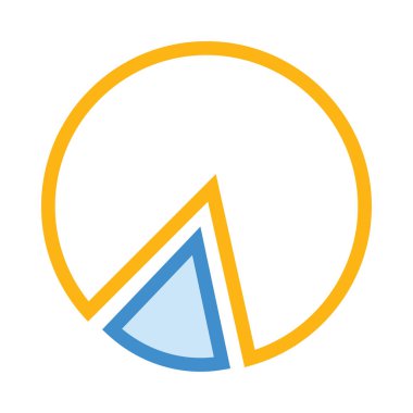 Diyagram simgesi vektör illüstrasyonu 