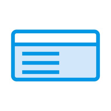 kart simge vektör çizim 