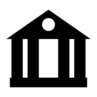 Banka web simge vektör çizim