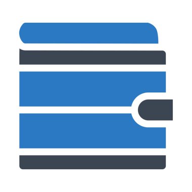 m-cüzdan web simge vektör çizim 