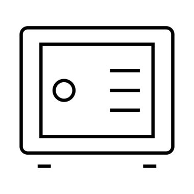 güvenli simge vektör illüstrasyonu 