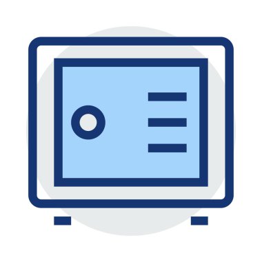 güvenli simge vektör illüstrasyonu 