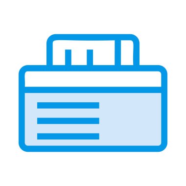 kart simge vektör çizim 