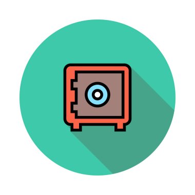 güvenli simge vektör illüstrasyonu 