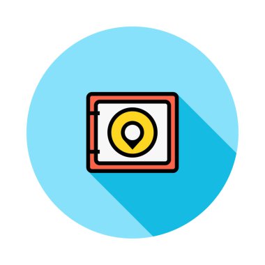 güvenli simge vektör illüstrasyonu 