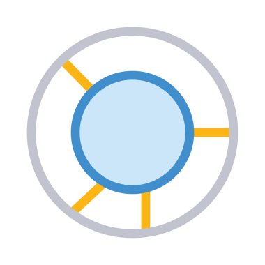 Web geliştirme için mobil tasarım simgesi. Vektör çizim