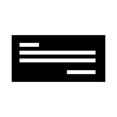 iş kartı simgesi vektör illüstrasyonu 