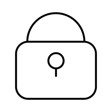 ikon vektör illüstrasyonunu kilitle 