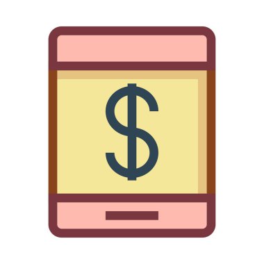 para simgesi vektör illüstrasyonu 