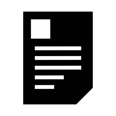 belge simgesi vektör illüstrasyonu 