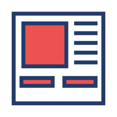 kart simge vektör çizim 