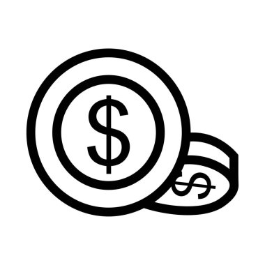 para simgesi vektör illüstrasyonu 