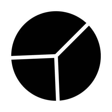 Diyagram simgesi vektör illüstrasyonu  