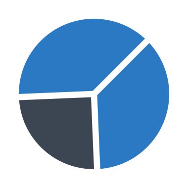 Diyagram simgesi vektör illüstrasyonu  