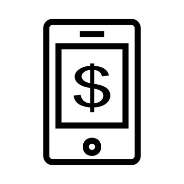 para simgesi vektör illüstrasyonu 