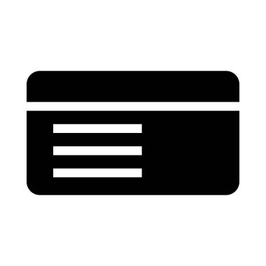 kart simge vektör çizim 