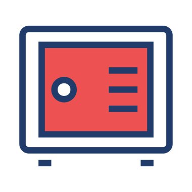 güvenli simge vektör illüstrasyonu 